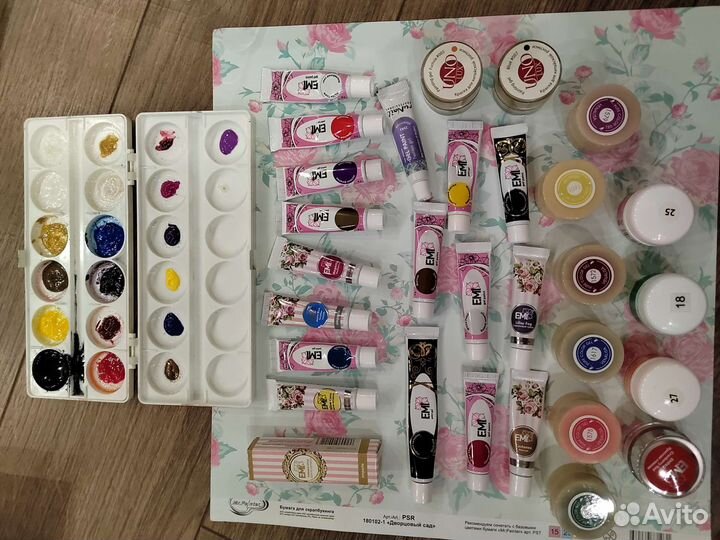 Гелевые краски для ногтей 30 шт