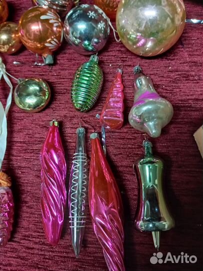 Елочные игрушки СССР