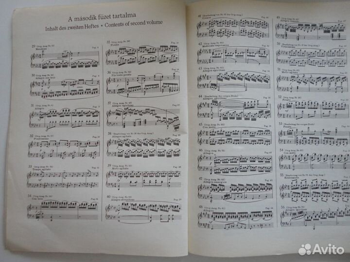 Ноты,крамер, этюды, Будапешт