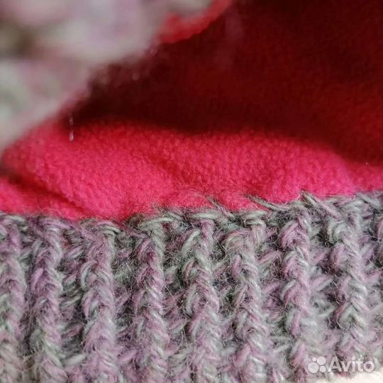 Шапка вязаная ручная работа