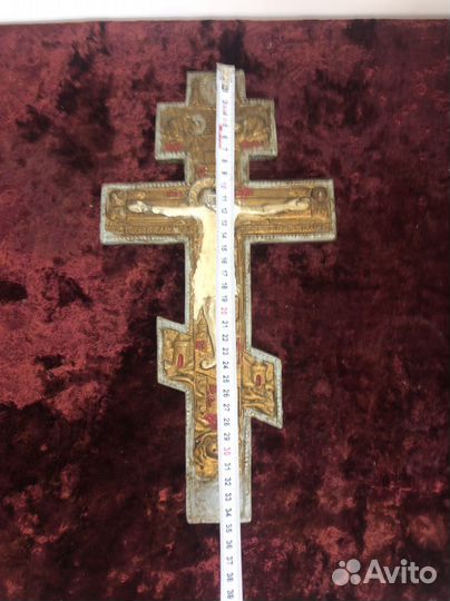 Крест настенный Алюминий