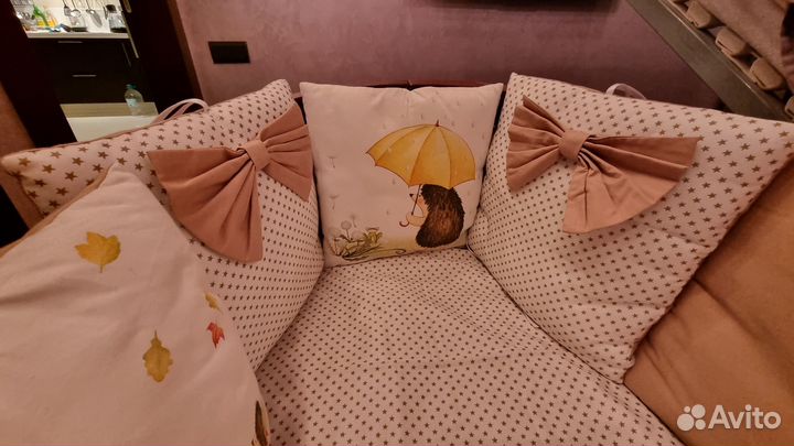 Бортики в детскую кроватку