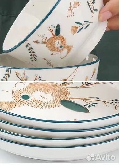 Набор столовой посуды новый