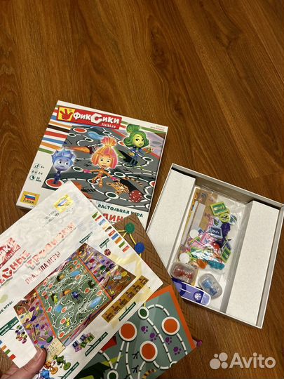 Игра ходилка настольная Фиксики Лесные тропинки