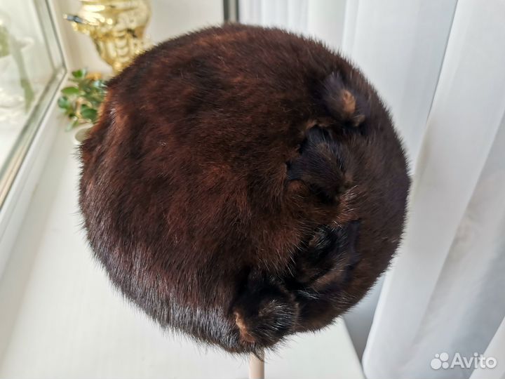 Шапка 56 норка зимняя женская