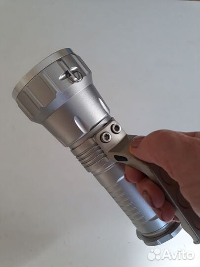 Фонарь сверхмощный аккумуляторный HT-4412 металл