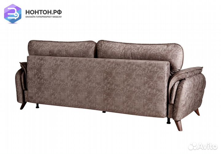 Диван тик-так Дорис коричневый