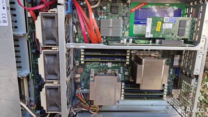 Сервер Supermicro X8DTU 2 CPU E5620 озу 24 HDD 4tb