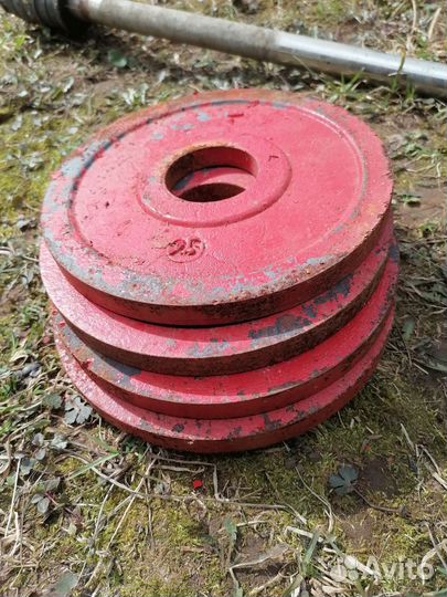 Штанга и блины СССР