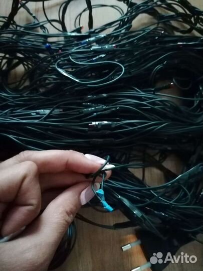 Гирлянда нить уличная б/у 10м