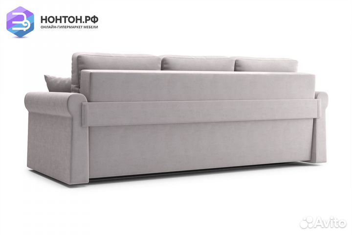 Диван еврокнижка Лира 3-х местный бежевый