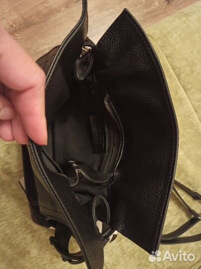 Сумка мешок натуральная кожа италия