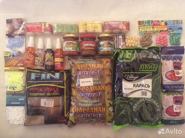 Прикормки летние зимние И сопутствующие