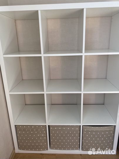 Стеллаж IKEA каллакс 12 ячеек