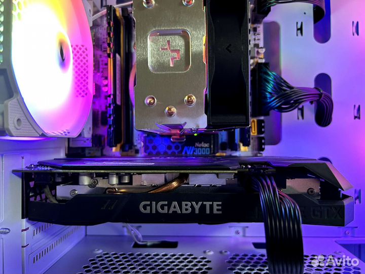 Игровой пк Intel 8 ядер/gtx1660s/16gb ddr4/ssd 1tb