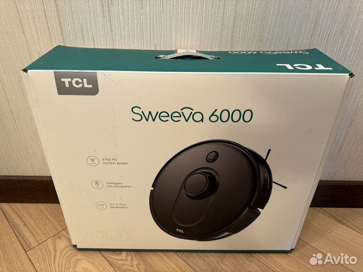 Робот-пылесос TCL Robot Vacuum Sweeva 6000 Black