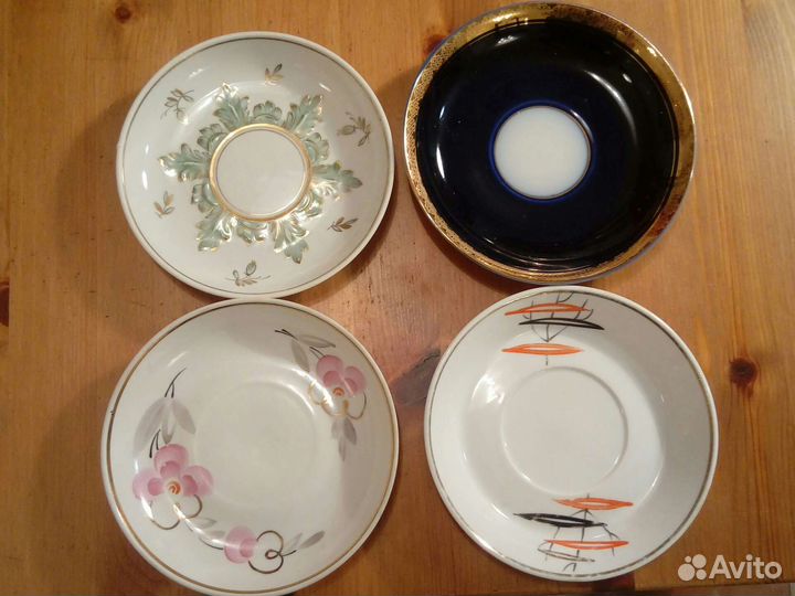 Блюдца чайные СССР,ГДР,Чехия разные