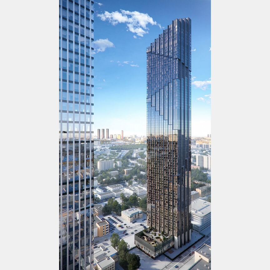 2-к. квартира, 82,5 м², 53/85 эт.