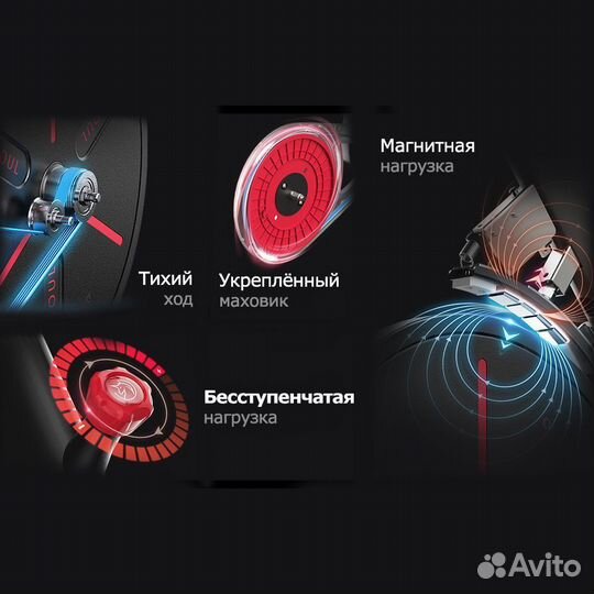 Велотренажер DFC Yesoul BS3-W-21.5 белый (дисплей 21.5