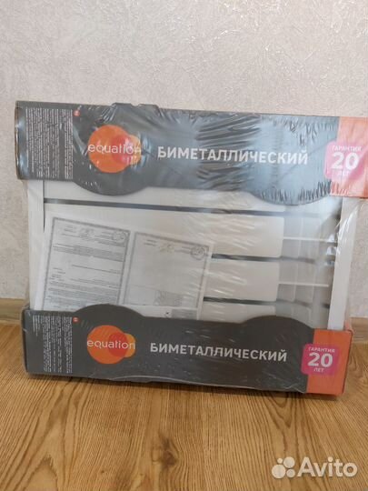 Радиатор Equation 500/80 биметалл 6 секций