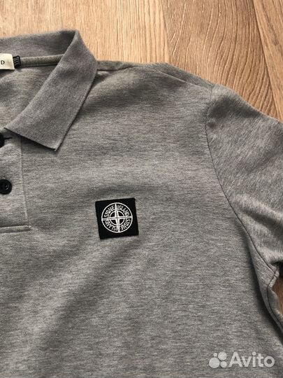 Поло с длинным рукавом stone island