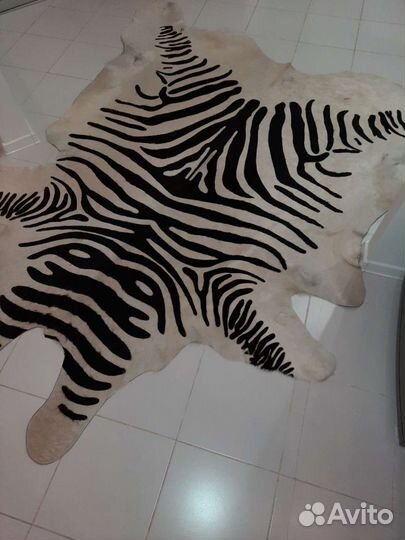 Натуральная шкура зебры