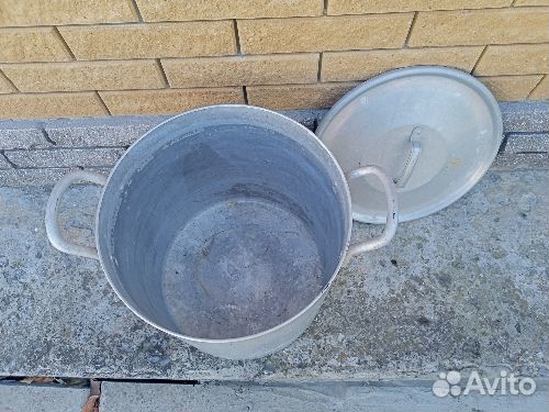 Кастрюля 20л с крышкой алюминий СССР