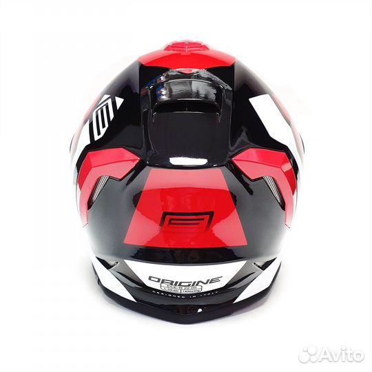 Шлем интеграл origine dinamo Bolt красный/черный