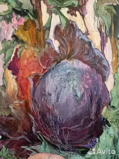 Картина маслом на холсте натюрморт