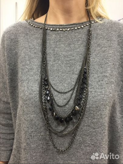 Набор новый forever 21 колье+ серьги