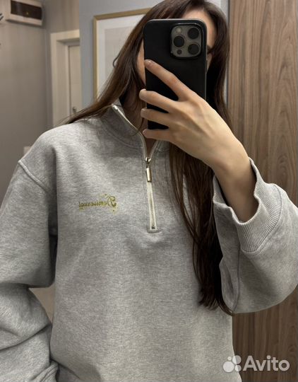 Свитшот серый Iron by Mironova