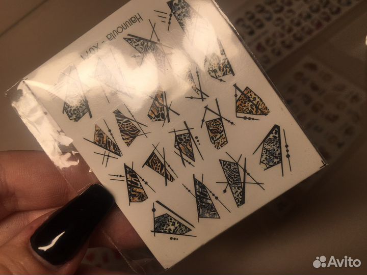 Набор 5 штук слайдеров для маникюра дизайн ногтей