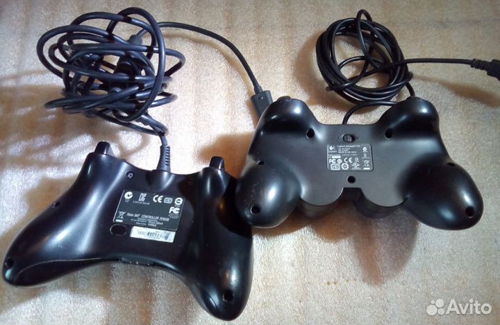 Xbox 360 оригинал проводной + Logitech F310