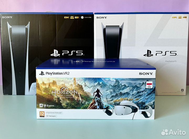 Новые Sony Playstation 5 PS5 600 игр Гарантия