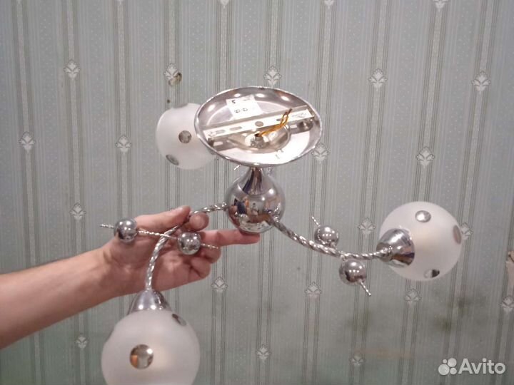 Люстра потолочная бу