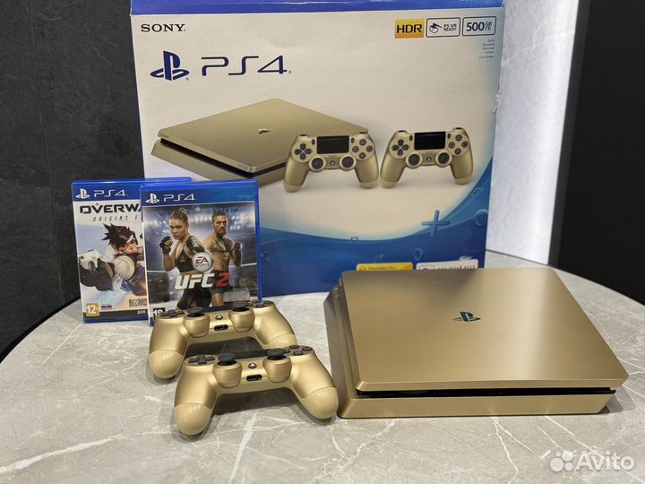 Sony PlayStation 4 Slim 500gb Gold