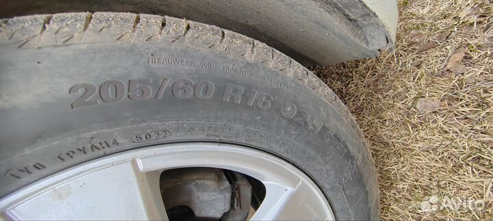 Колеса в сборе r16 летние на chevrolet cruze