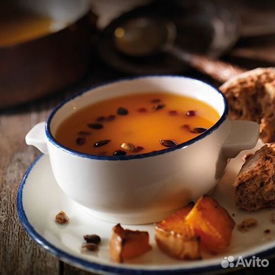 Тарелка пирожковая «Блю дэппл» Blue Dapple Steelite