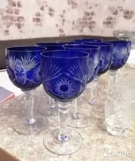 Набор столовой посуды хрусталь