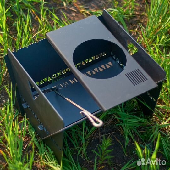 Мангал, очаг, жаровня разборный сталь 3 мм