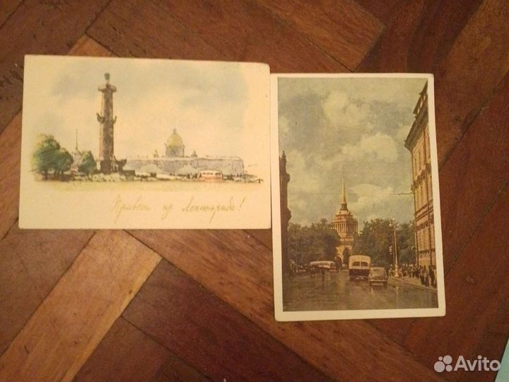 Открытки с видами Ленинграда 54-67г