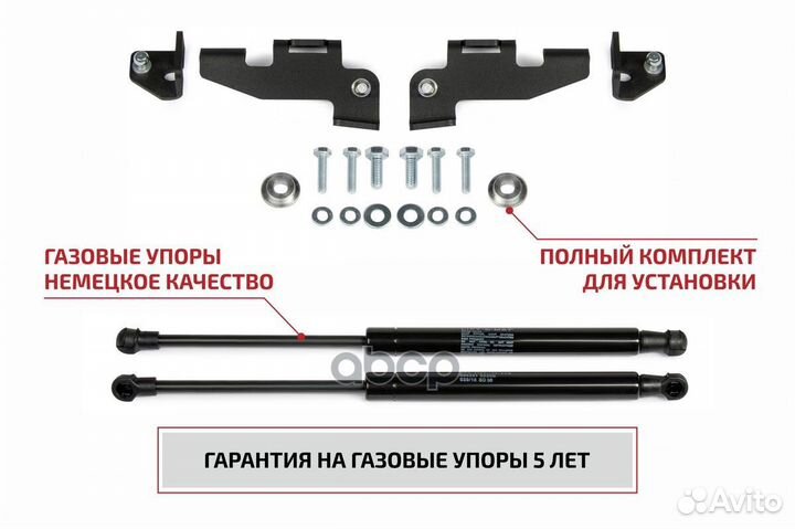 Амортизаторы капота (2 шт.) ubau5P011