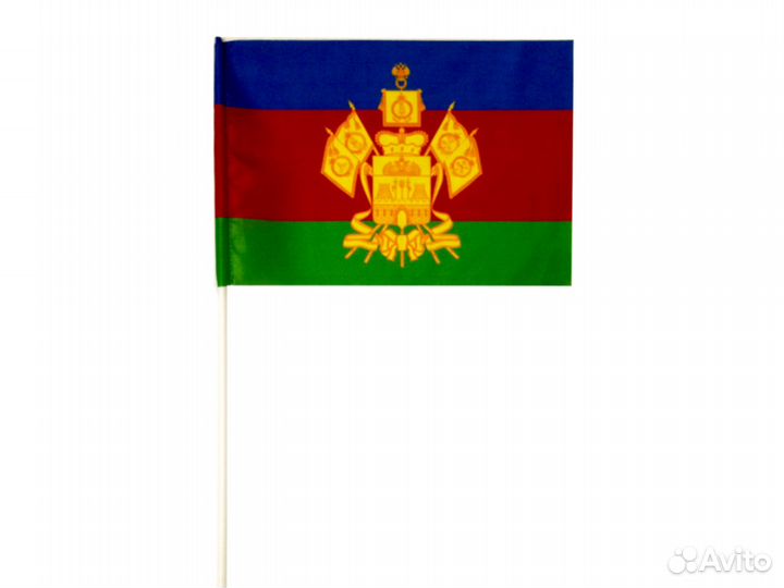 Флажки Краснодарского края и города Краснодара