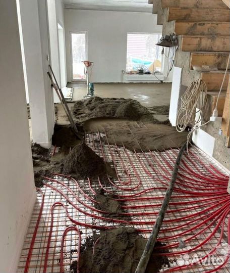 Полусухая стяжка пола