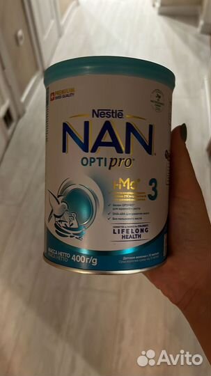 Смесь детская NAN 3 400гр