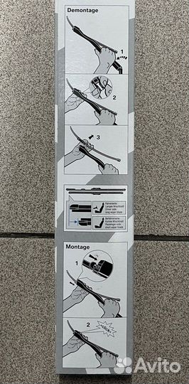 Комплект передних щеток BMW 3 серии (61619478361)