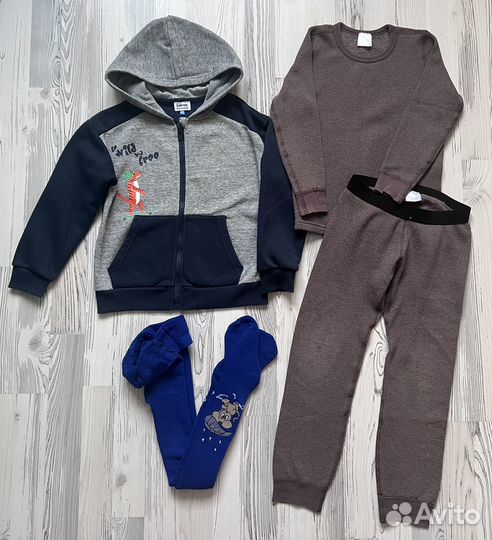 Пакет вещей на мальчика,116-122,цена за всё