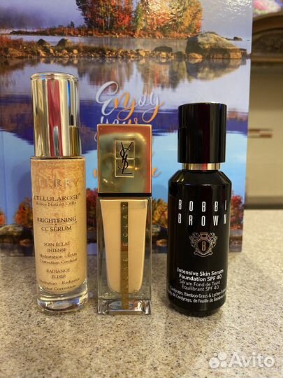 Тональные кремы Chanel, Bobbi Brown, YSL, By Terry