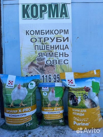 Комбикорм для бройлеров пурина