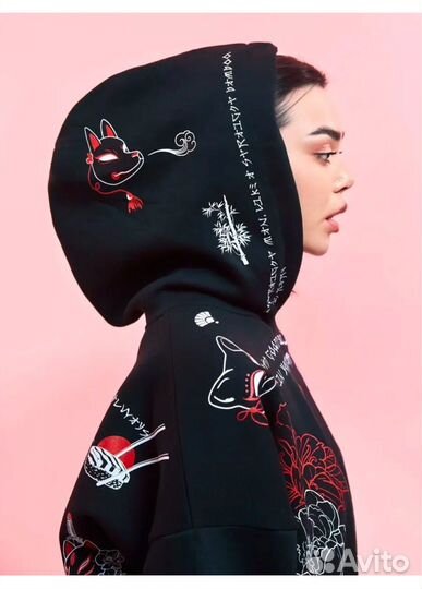 Худи укороченное с начесом